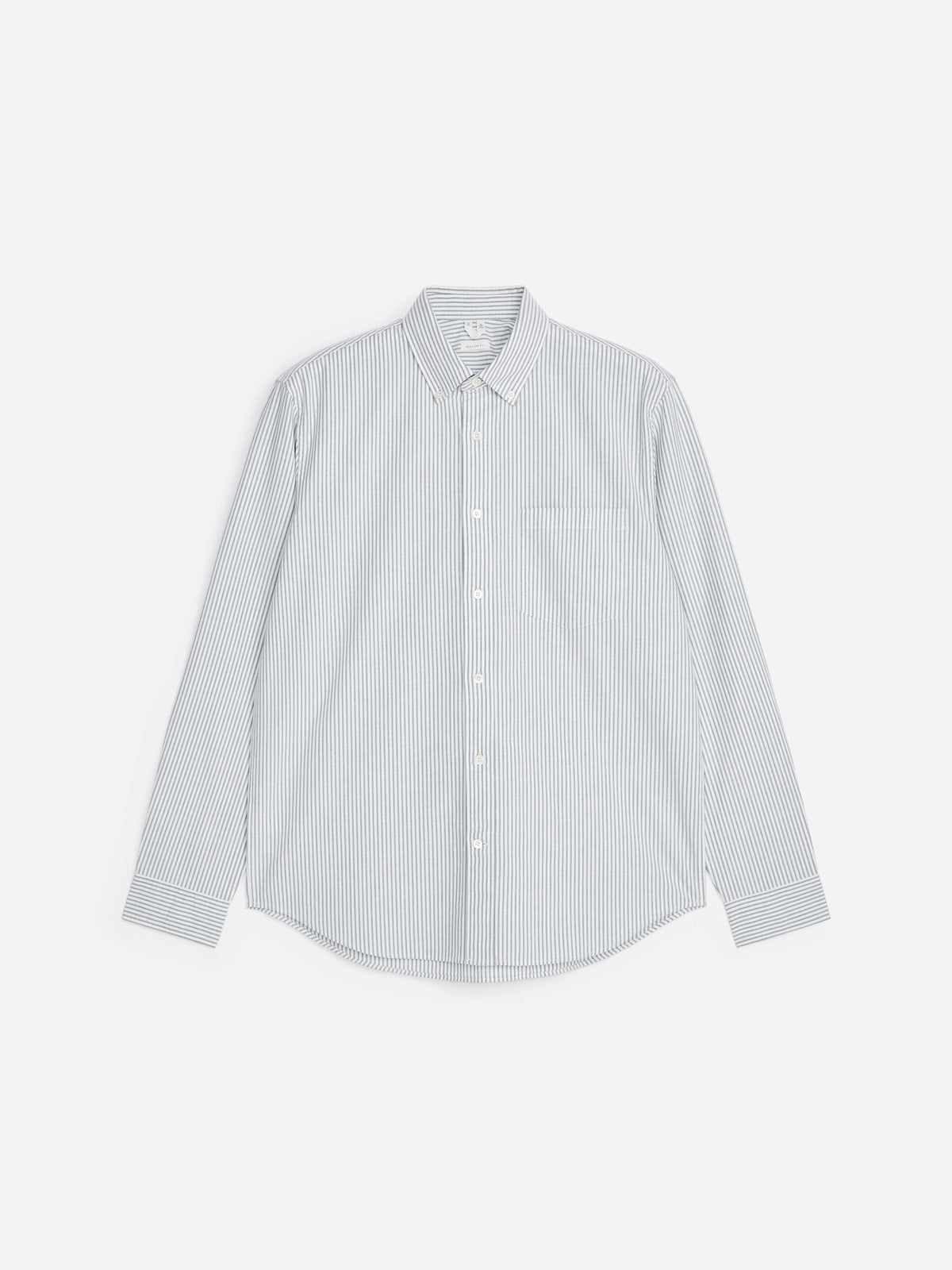 Regular Oxford Shirt - Green - Image 5