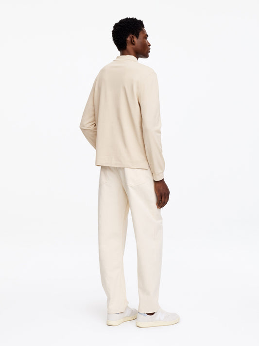 Cotton Piqué Polo Shirt - White - Image 2