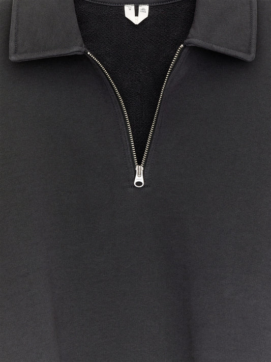 Half Zip Polo Shirt - Blue - Image 2