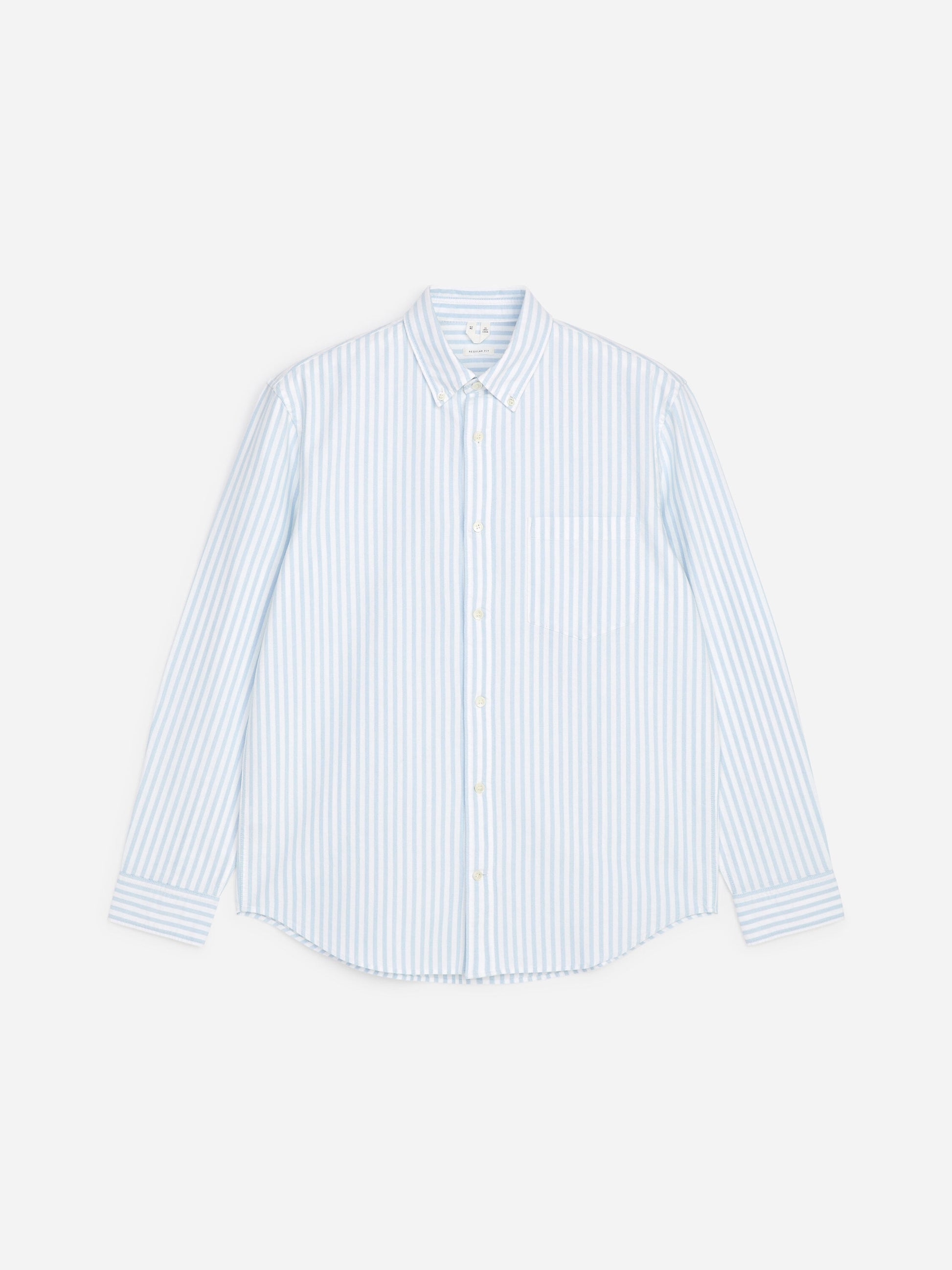 Regular Oxford Shirt - Blue - Image 5