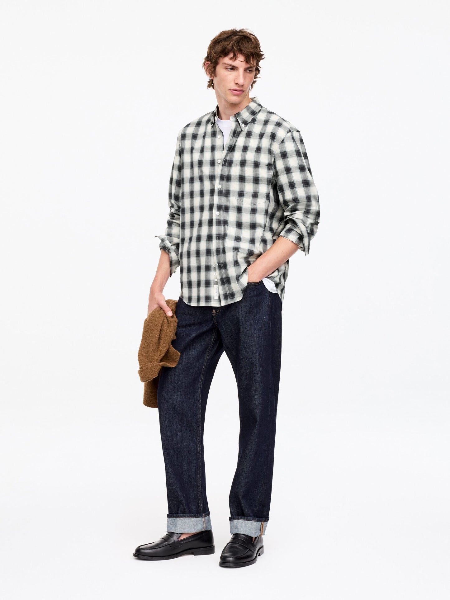 Regular Twill Shirt - White - Image 3