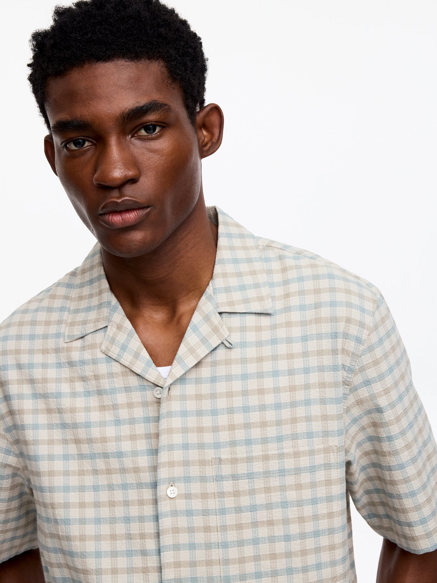 Seersucker Resort Shirt - Green - Image 5