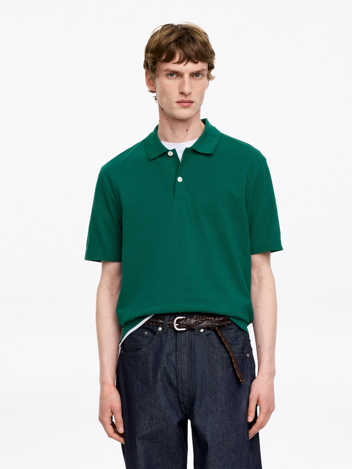 Piqué Polo Shirt - Green