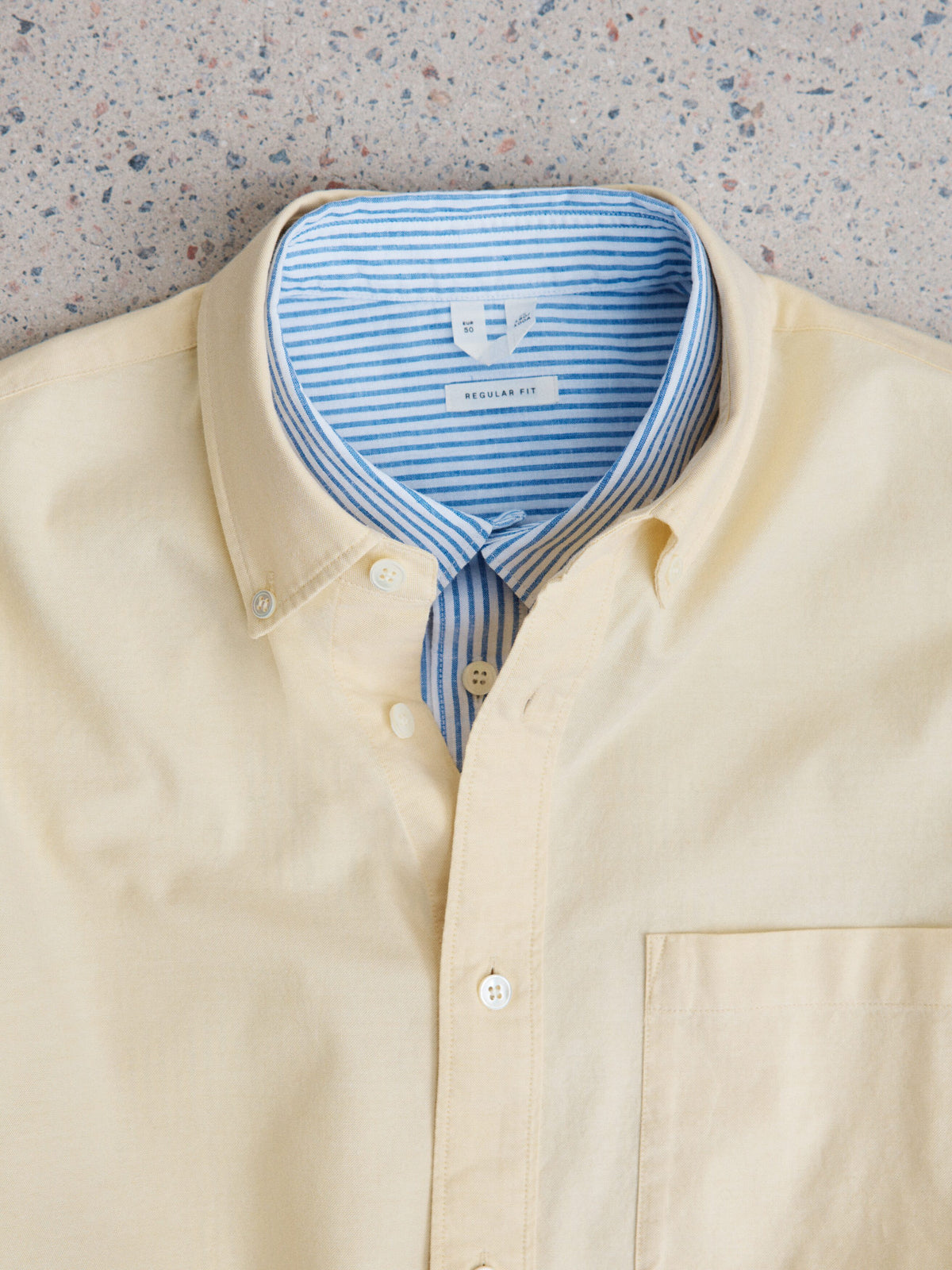 Cotton Blend Shirt - Blue - Image 6