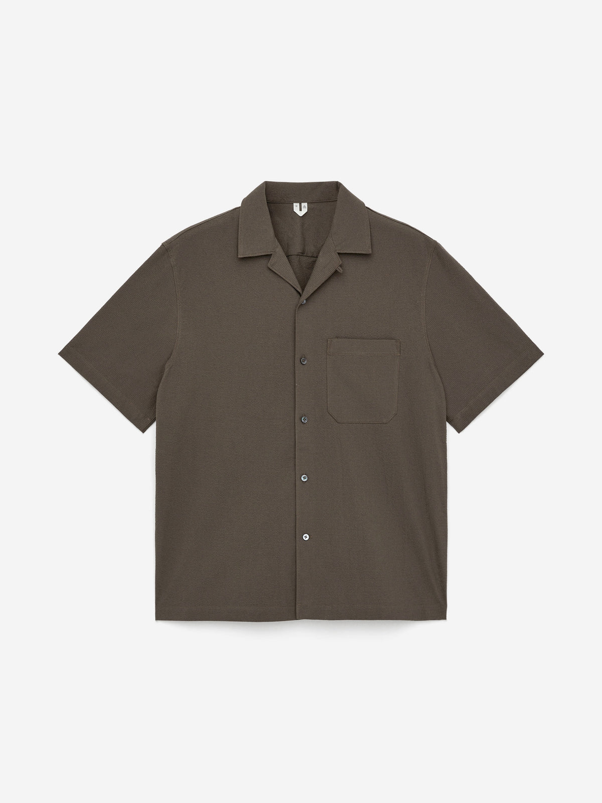 Seersucker Resort Shirt - Beige - Image 5