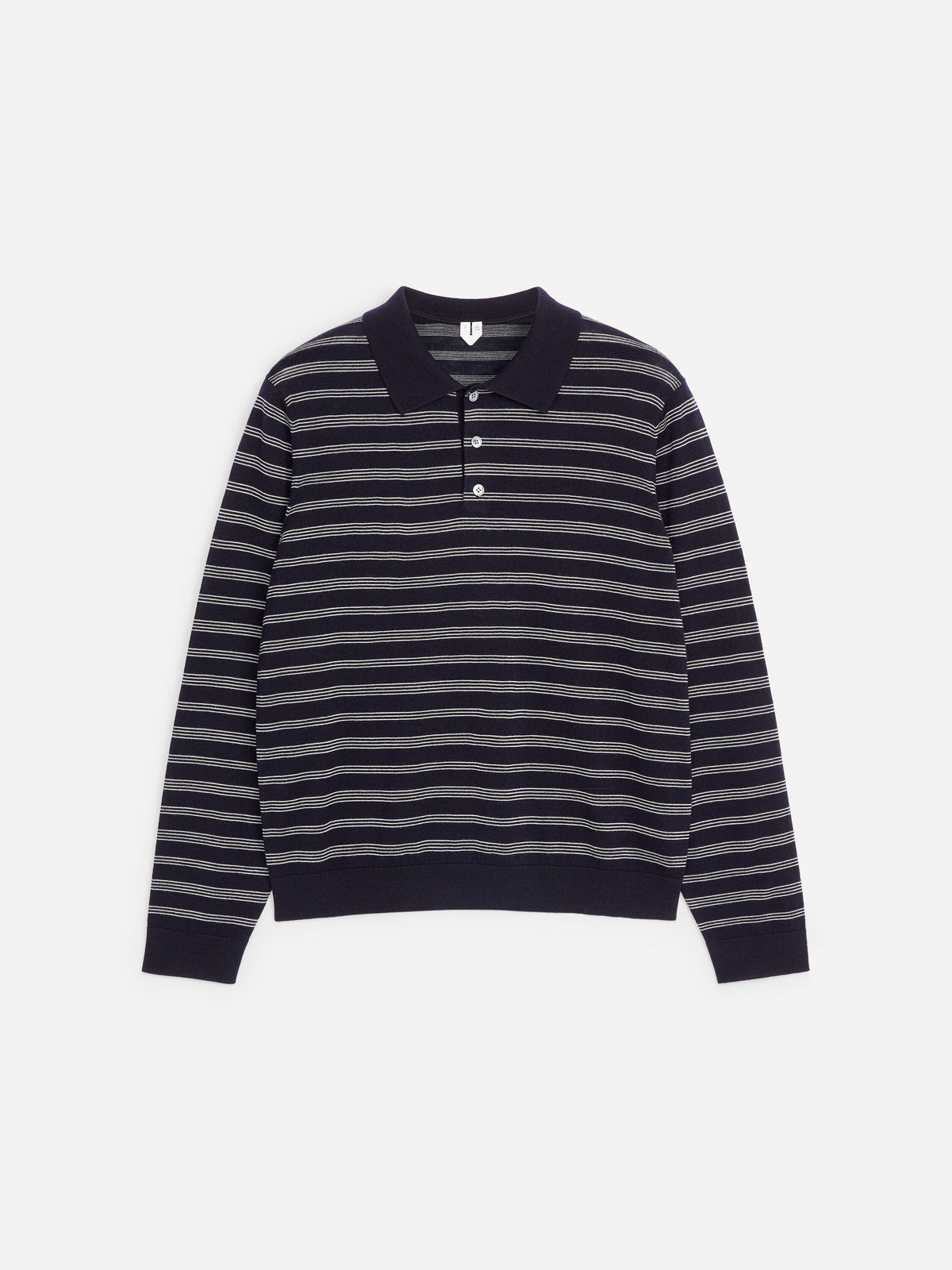 Merino Polo Jumper - Blue - Image 5