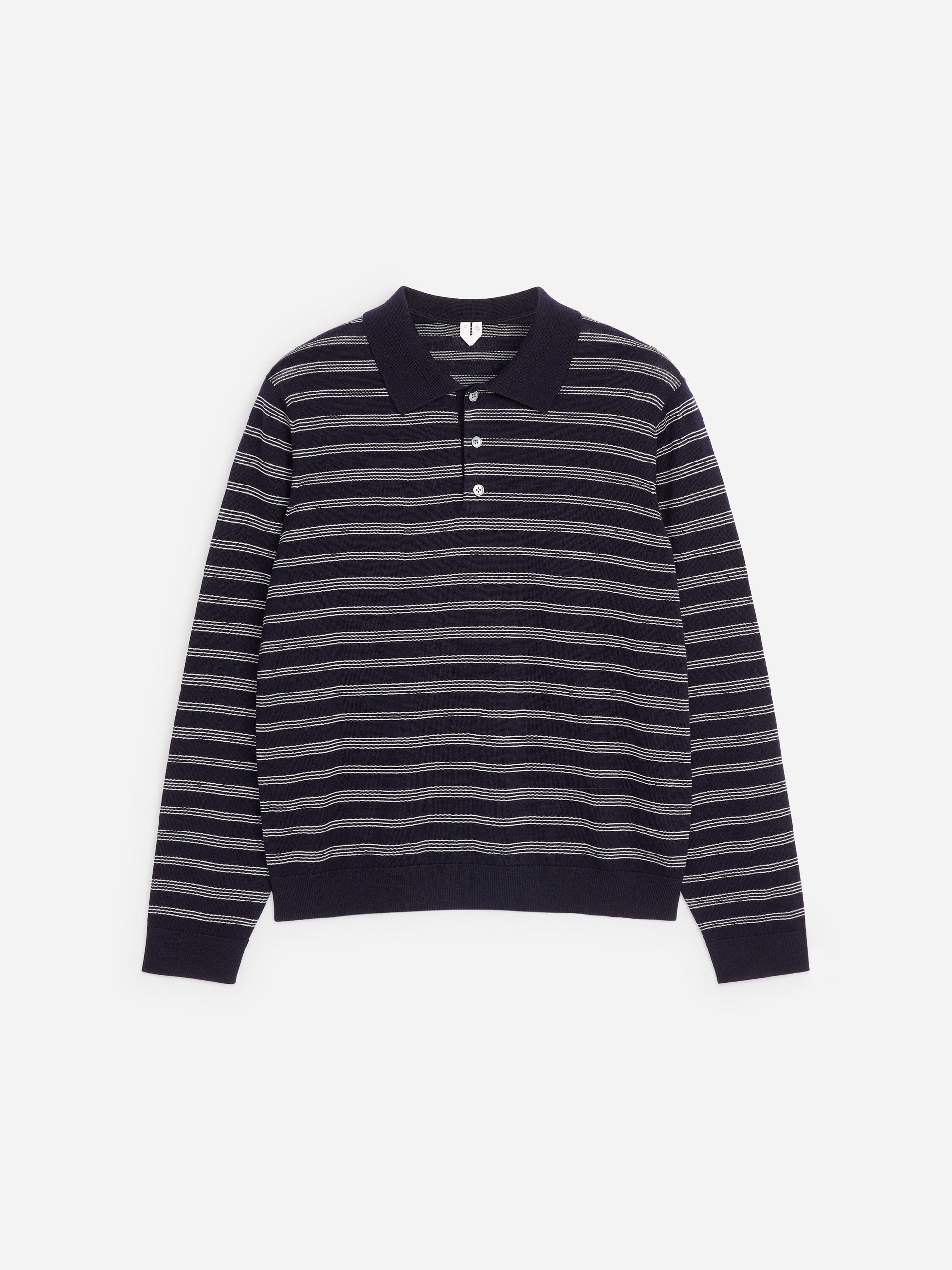 Merino Polo Jumper - Blue - Image 5
