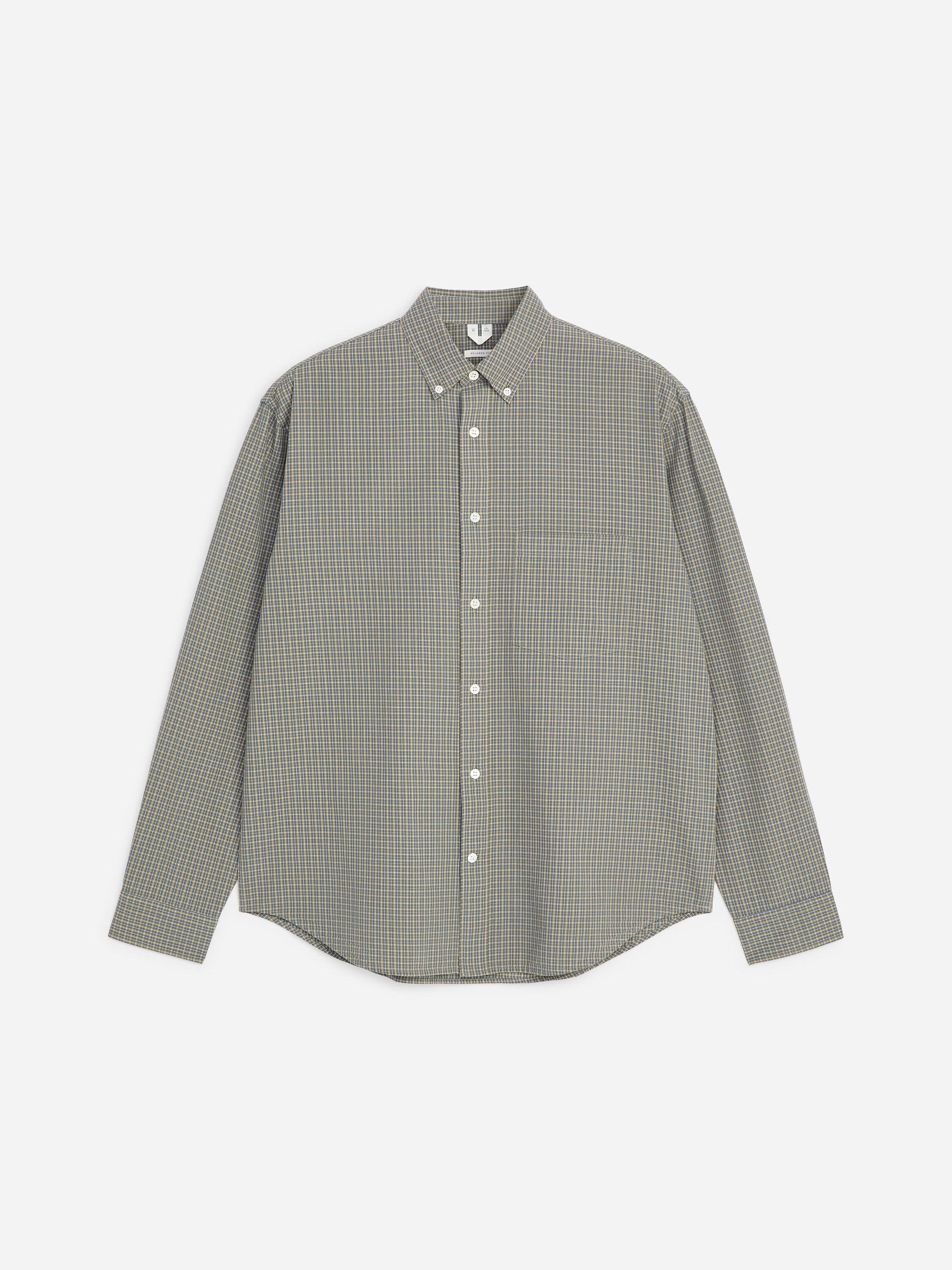 Relaxed Cotton Shirt - Grey - Image 5