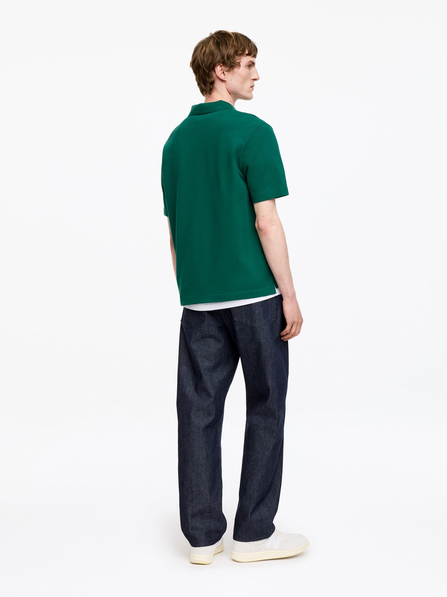 Piqué Polo Shirt - Green - Image 2