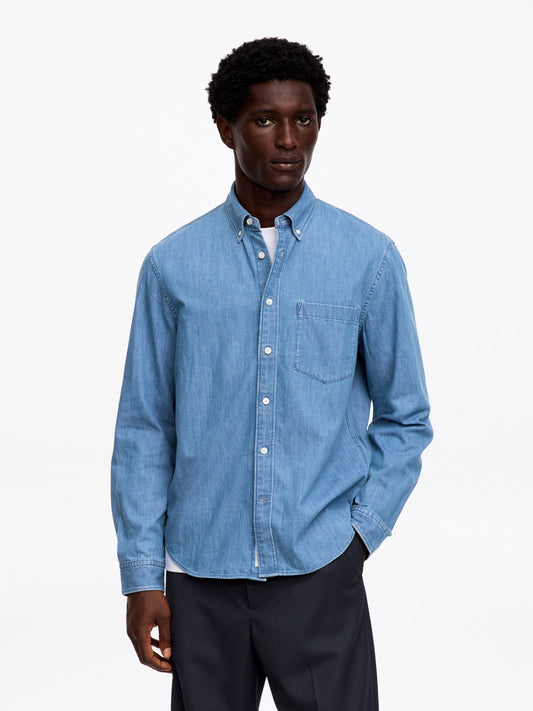 Regular Denim Shirt - Blue