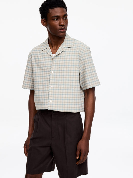 Seersucker Resort Shirt - Green - Image 2