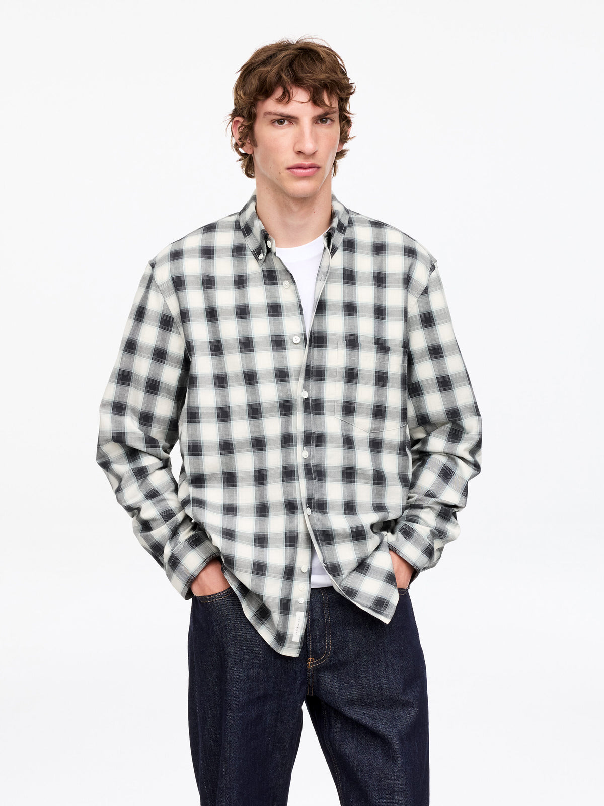 Regular Twill Shirt - White
