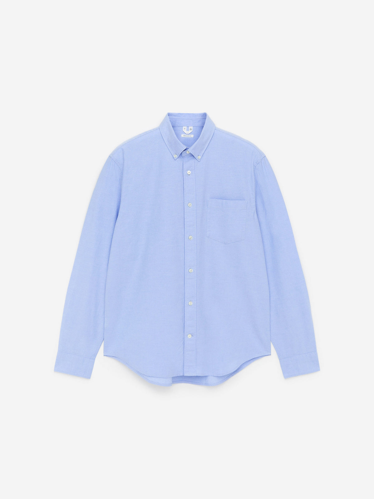 Regular Oxford Shirt - Blue - Image 5