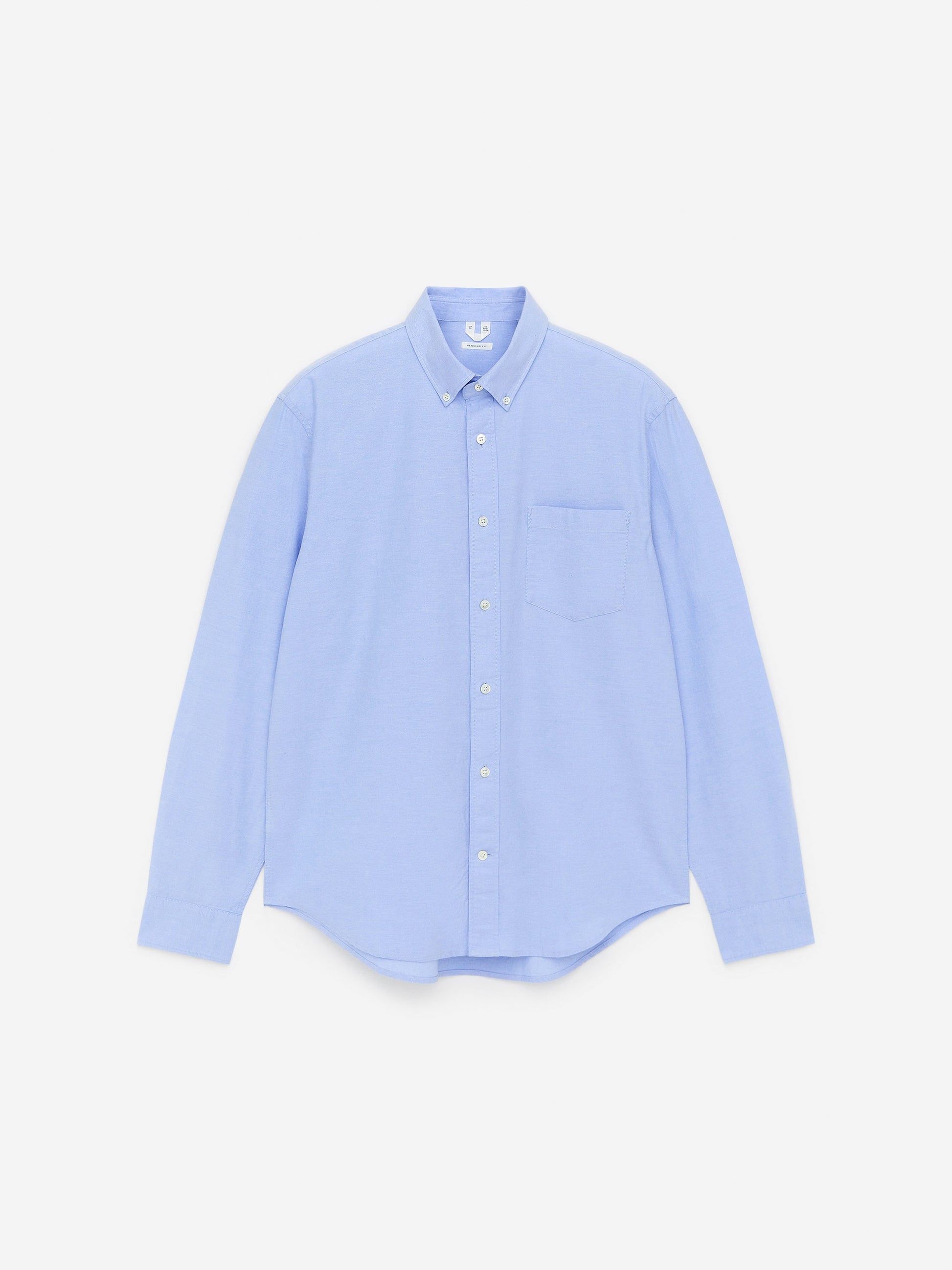 Regular Oxford Shirt - Blue - Image 5