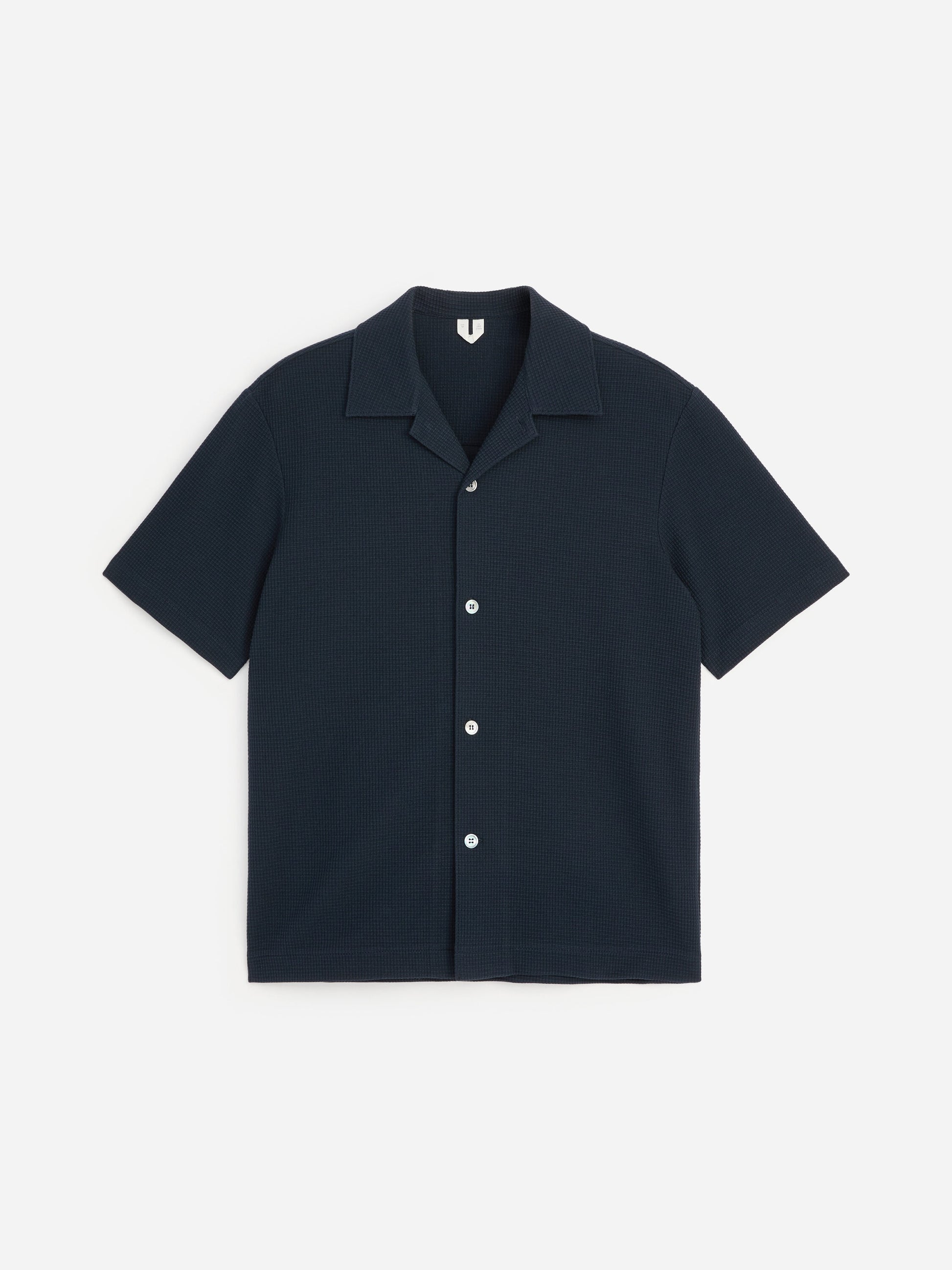 Waffle Jersey Shirt - Blue - Image 5