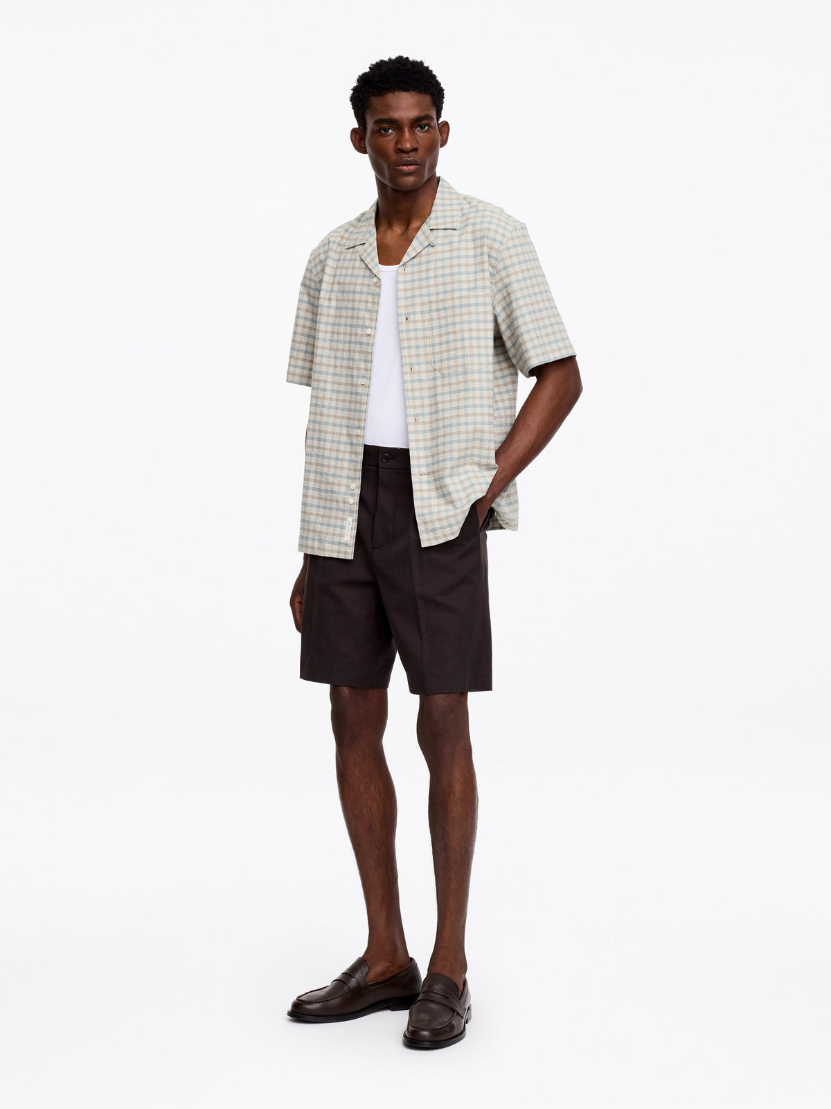 Seersucker Resort Shirt - Green - Image 4