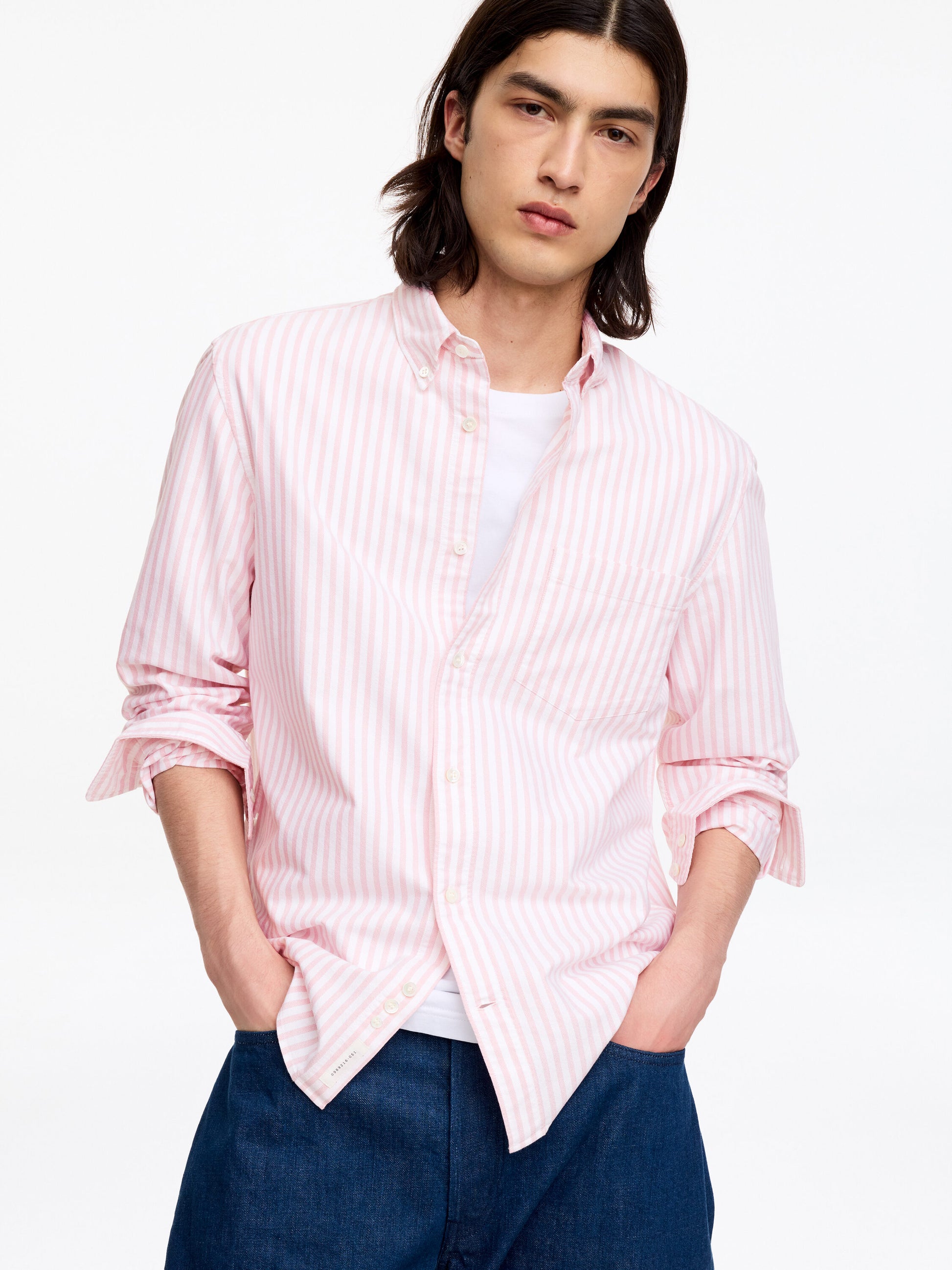 Regular Oxford Shirt - Pink - Image 4