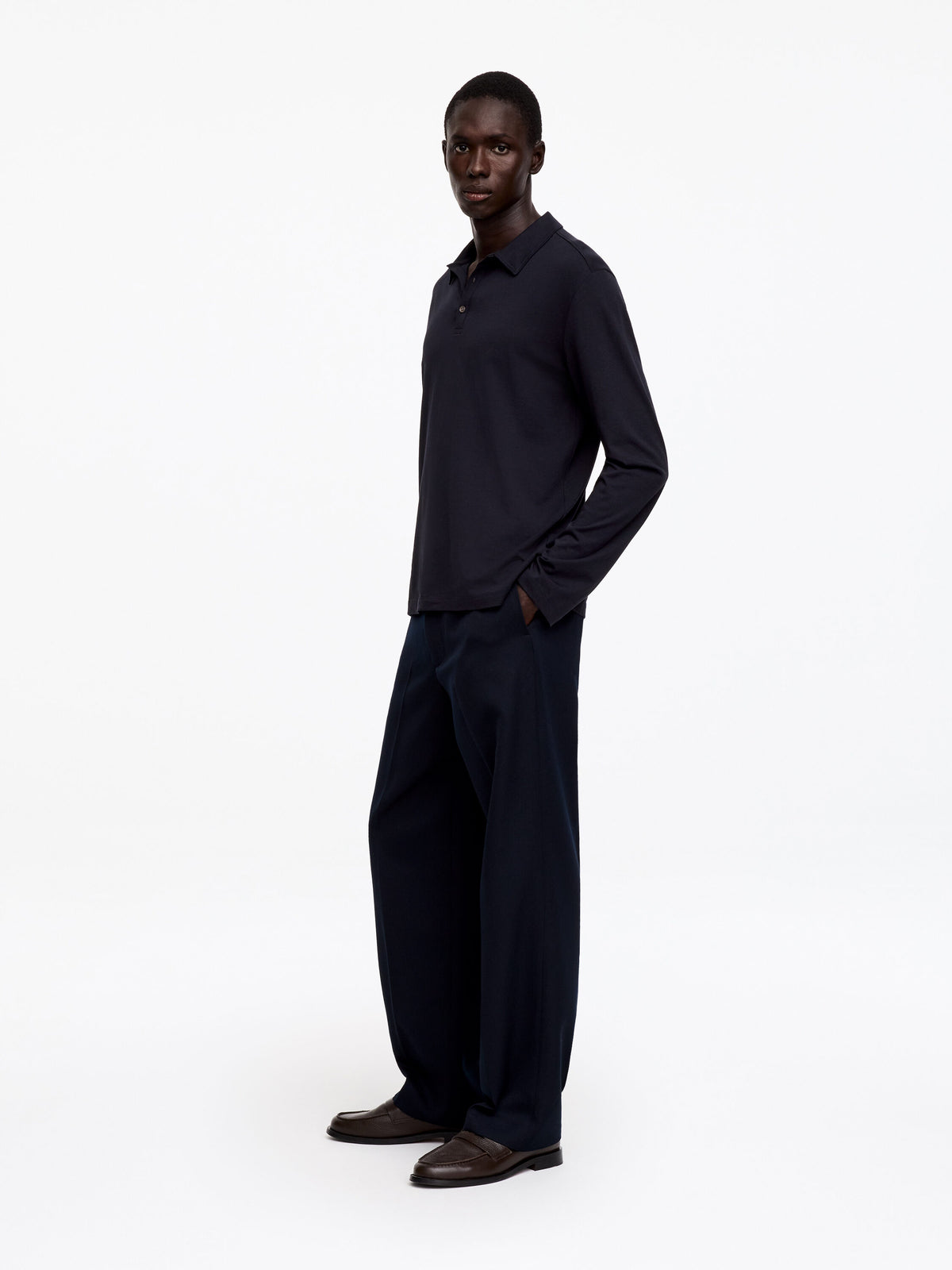 Lightweight Polo Shirt - Blue - Image 2