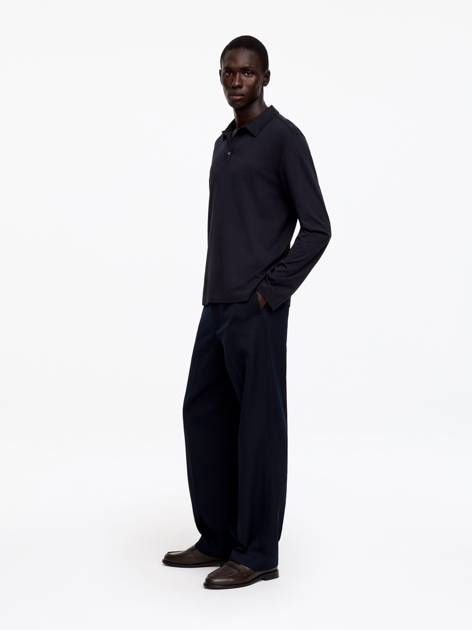 Lightweight Polo Shirt - Blue - Image 2