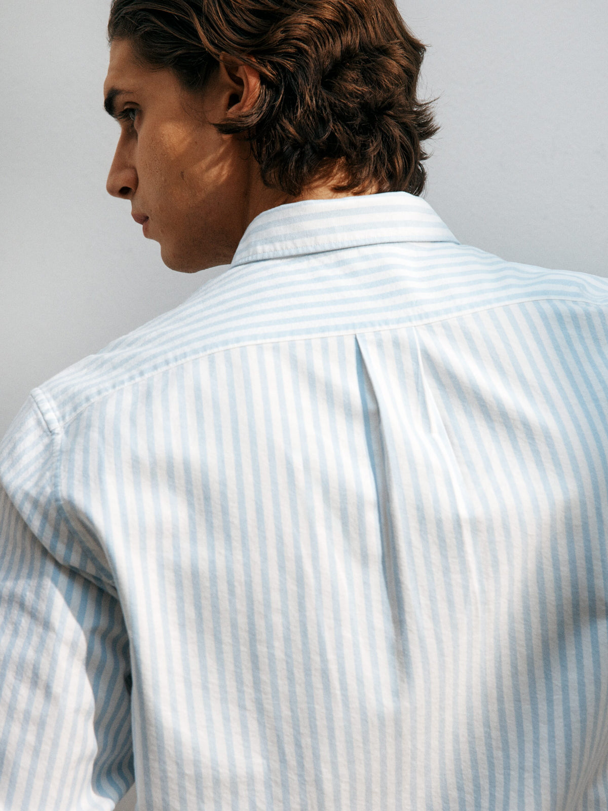 Regular Oxford Shirt - Blue - Image 6
