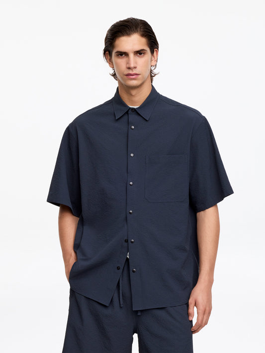 Short-Sleeve Tech Shirt - Blue