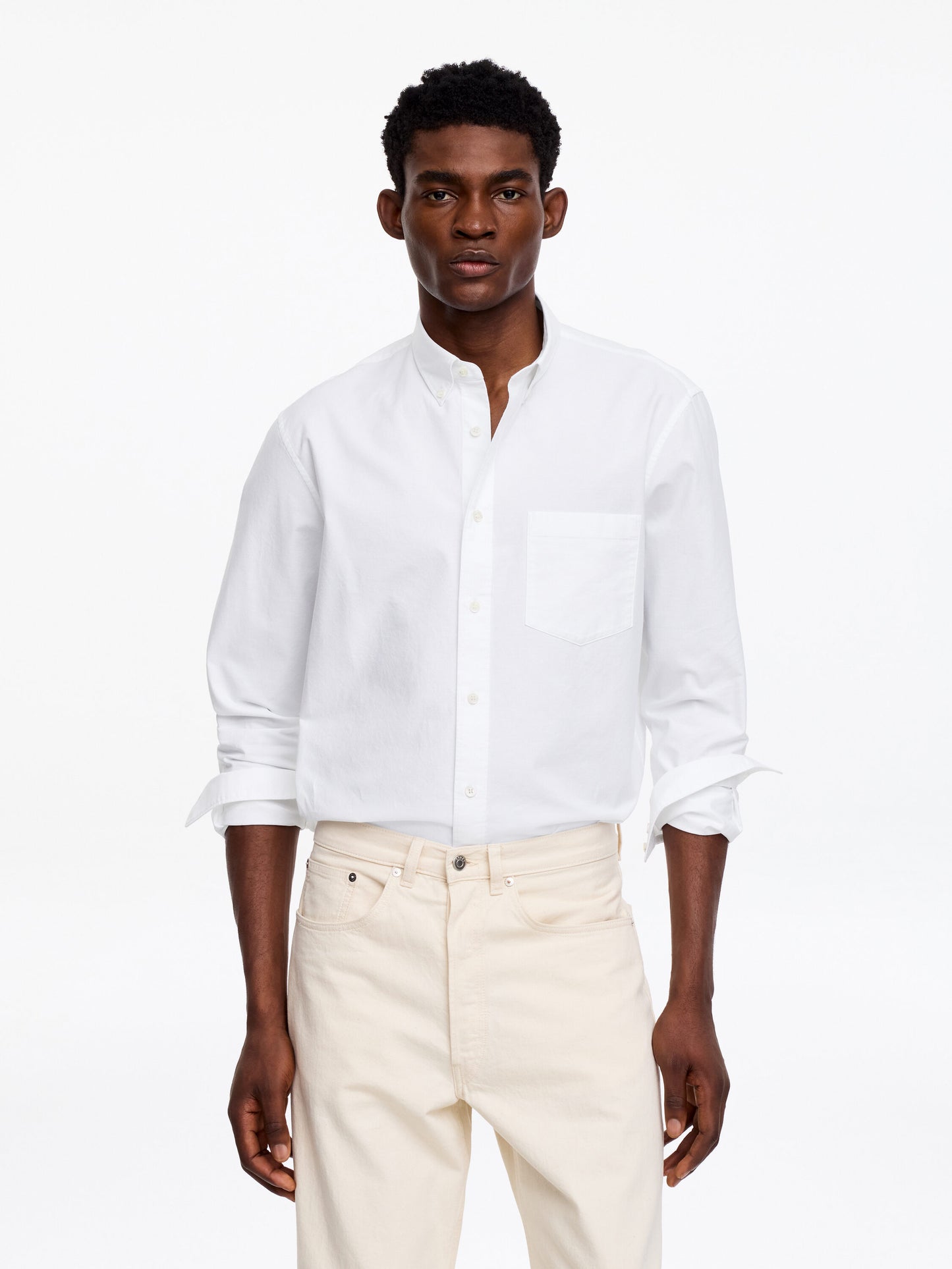 Regular Oxford Shirt - White
