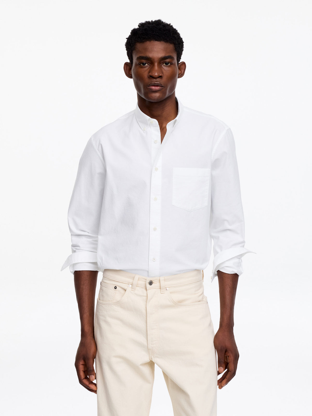 Regular Oxford Shirt - White
