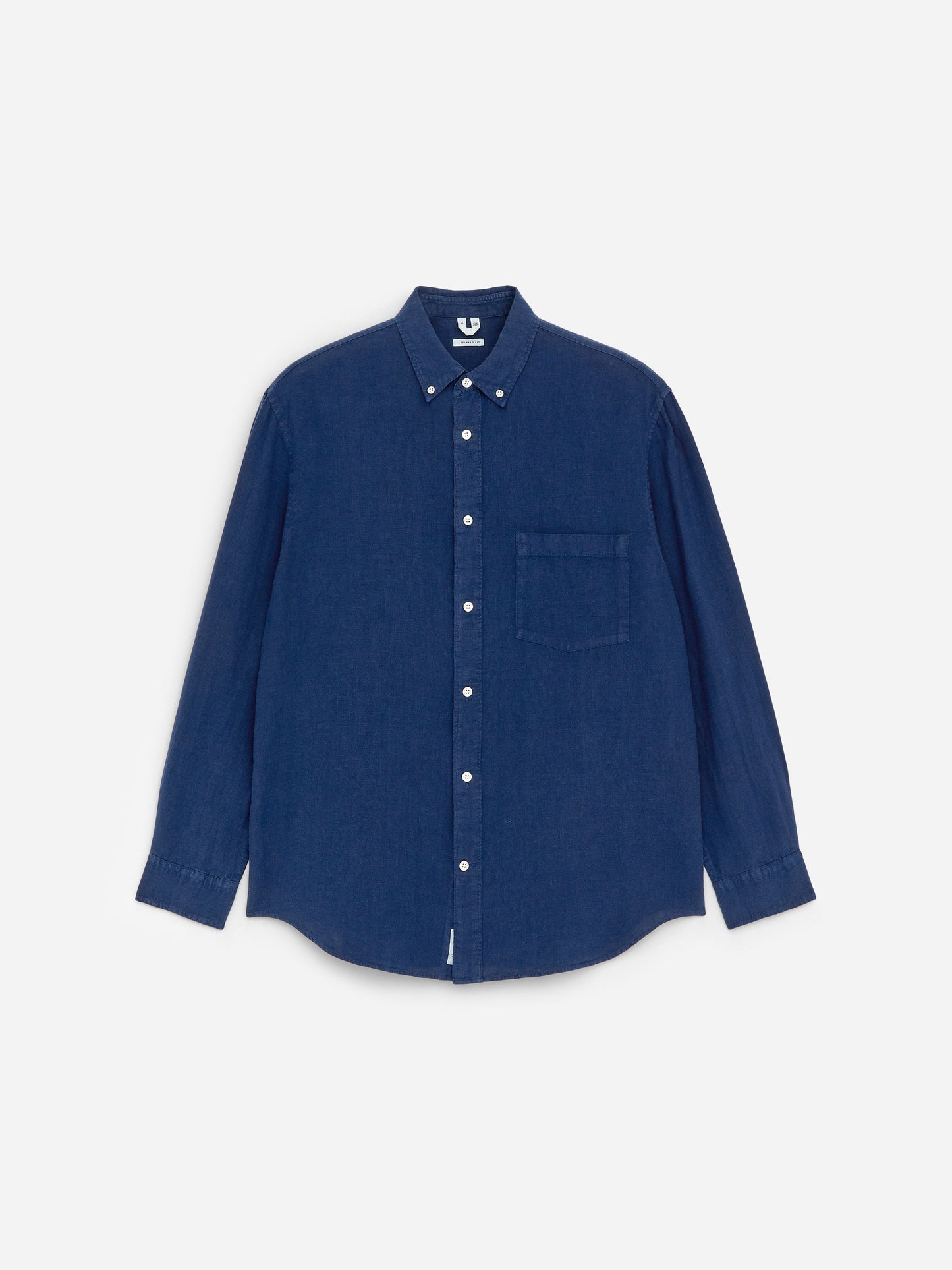 Relaxed Linen Shirt - Blue