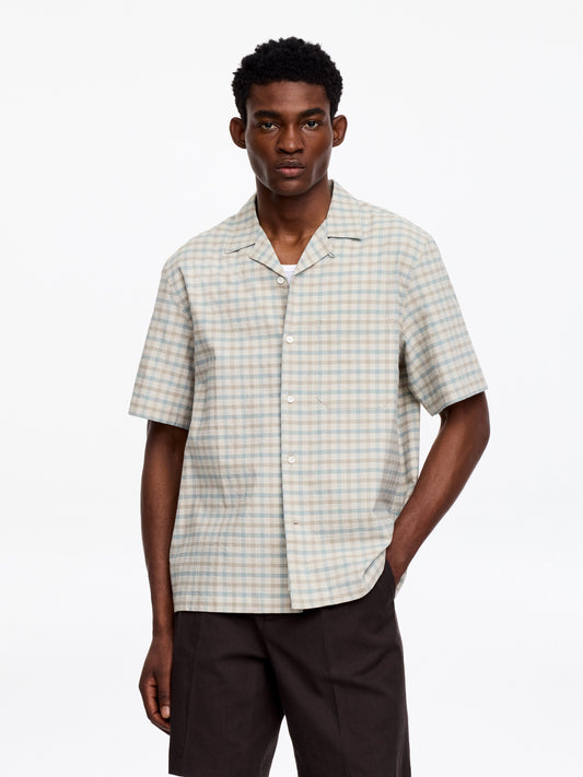 Seersucker Resort Shirt - Green