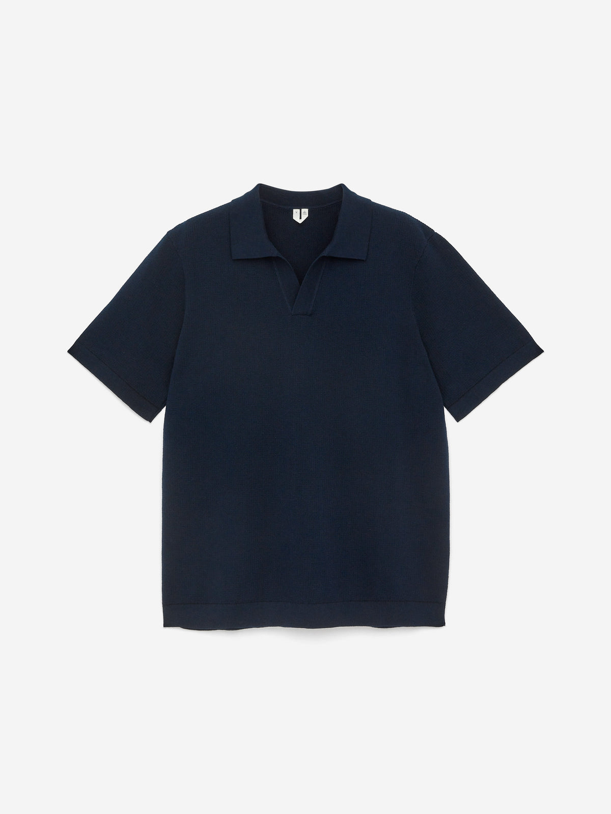 Textured Polo Shirt - Blue - Image 5