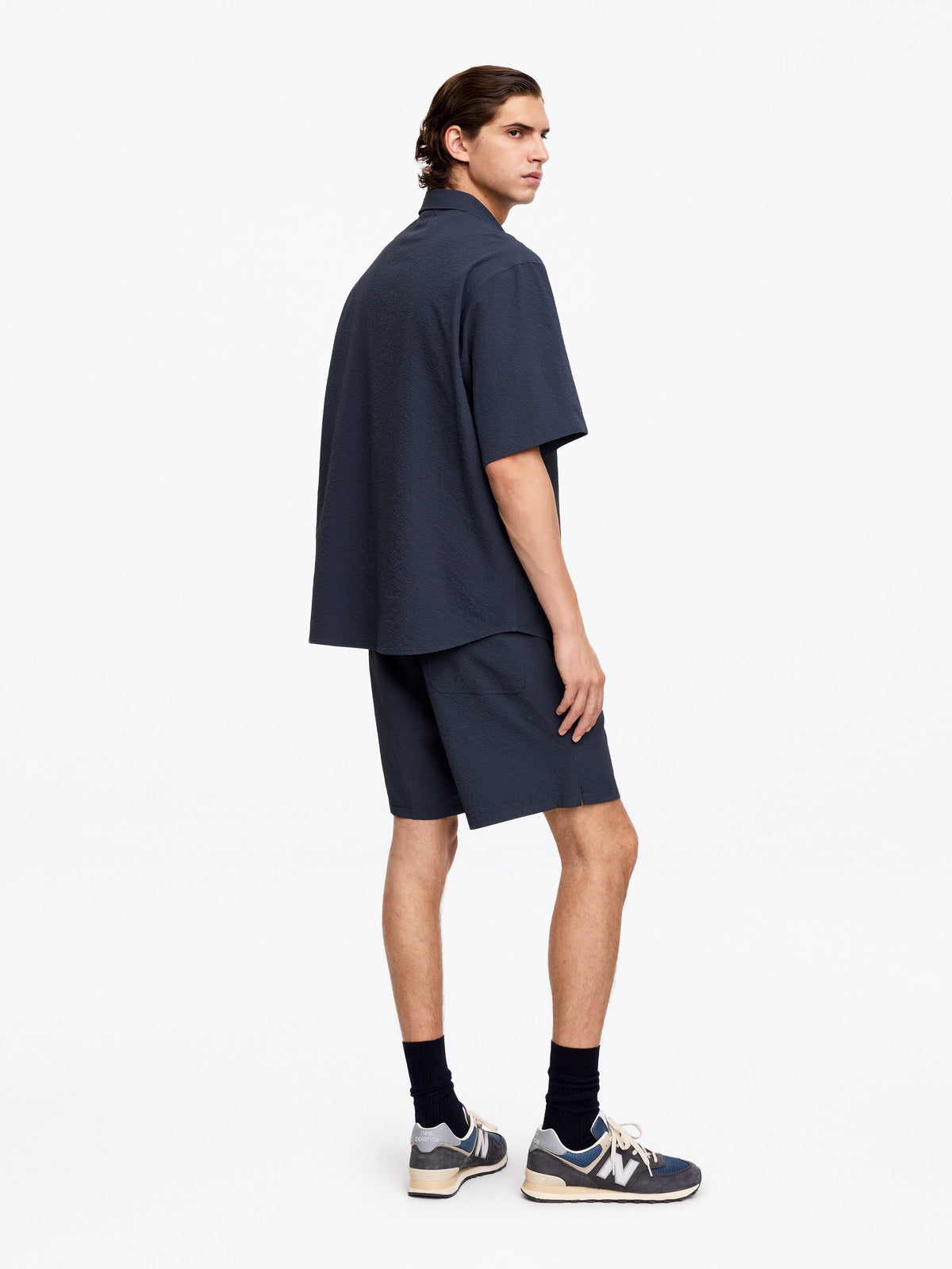 Short-Sleeve Tech Shirt - Blue - Image 2