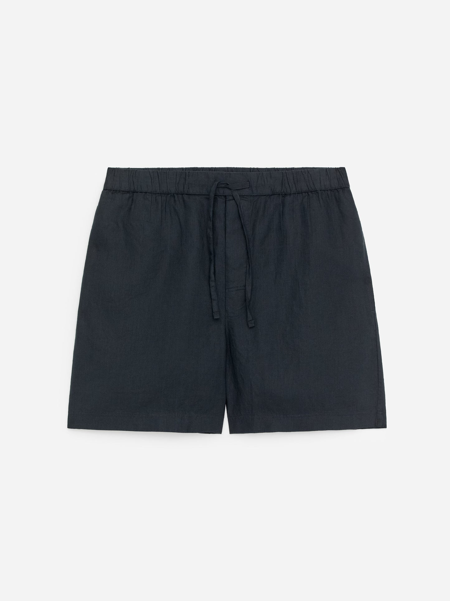 Linen Shorts - Blue - Image 5