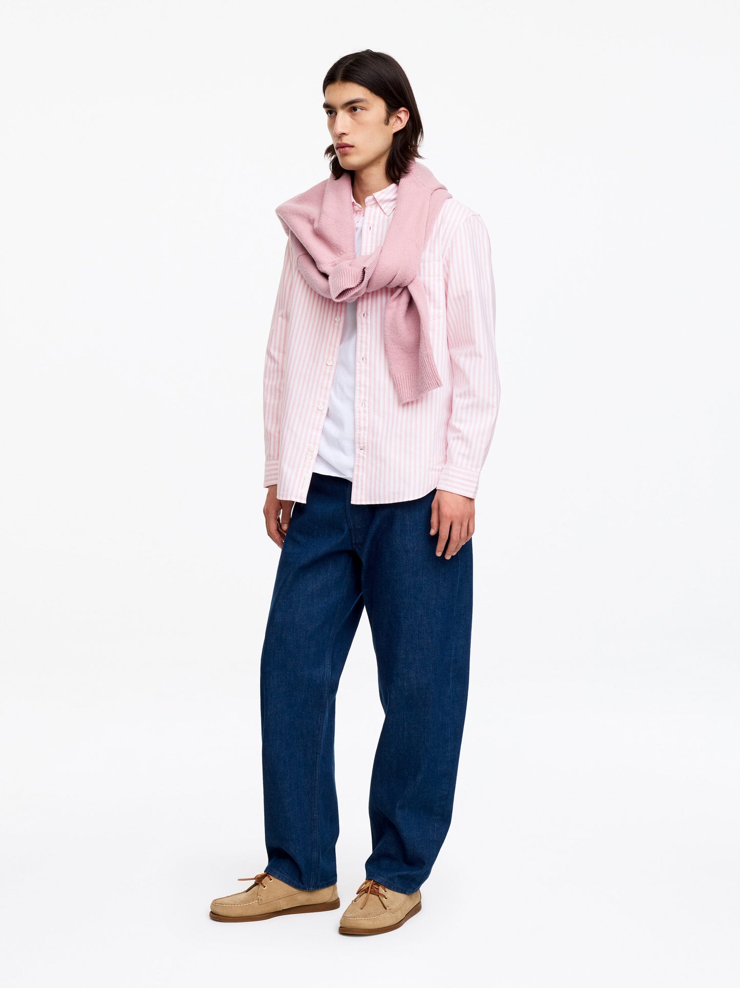 Regular Oxford Shirt - Pink - Image 3