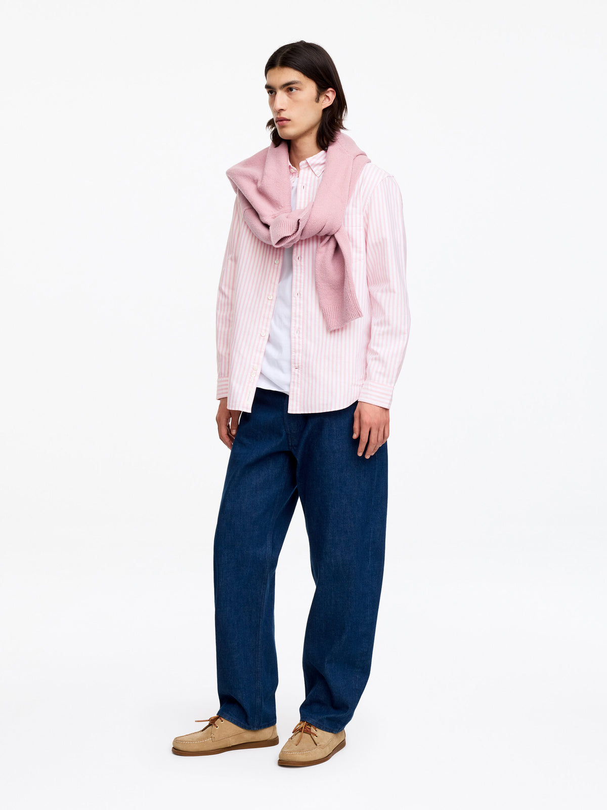Regular Oxford Shirt - Pink - Image 3