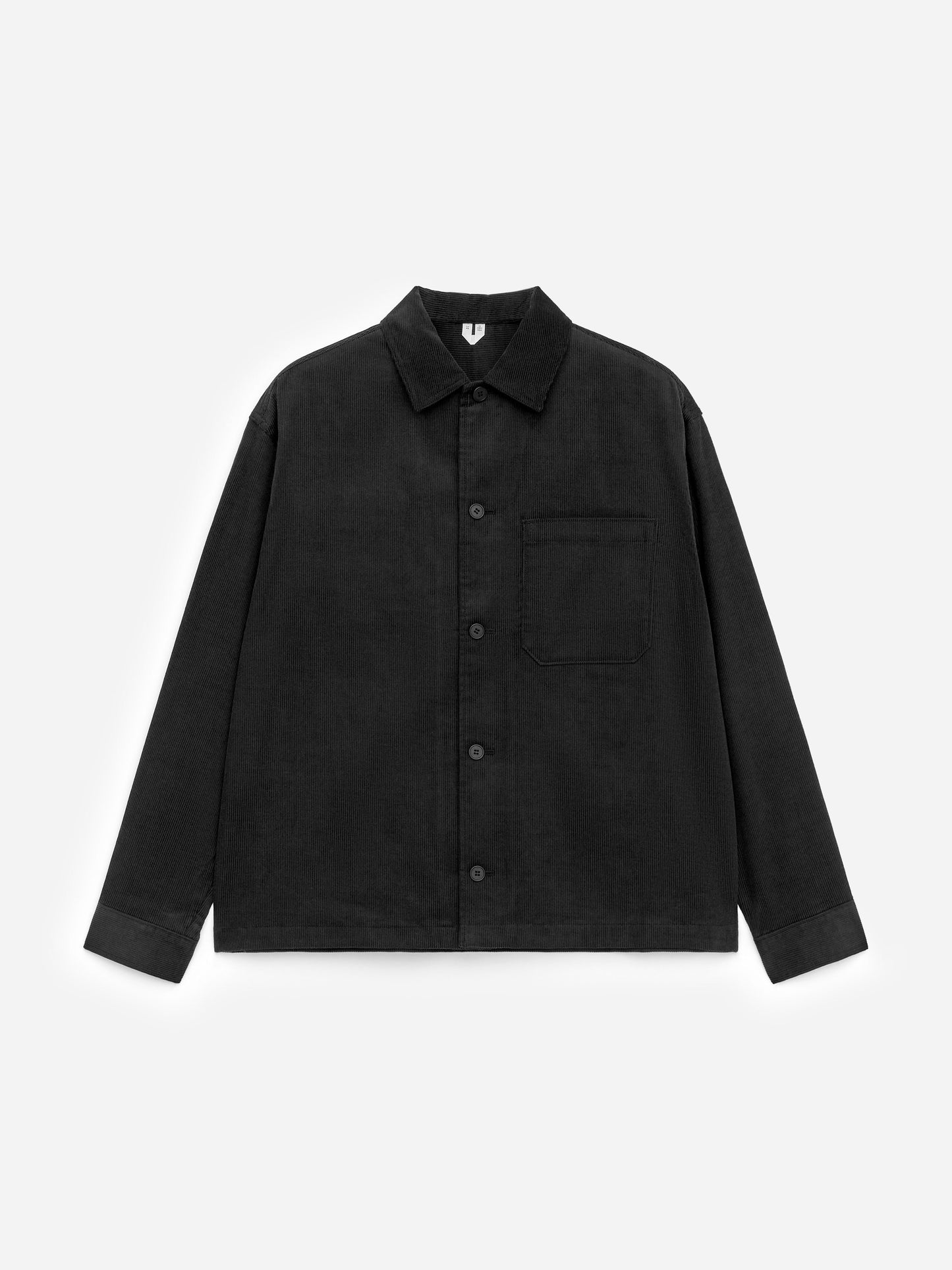Corduroy Overshirt - Black