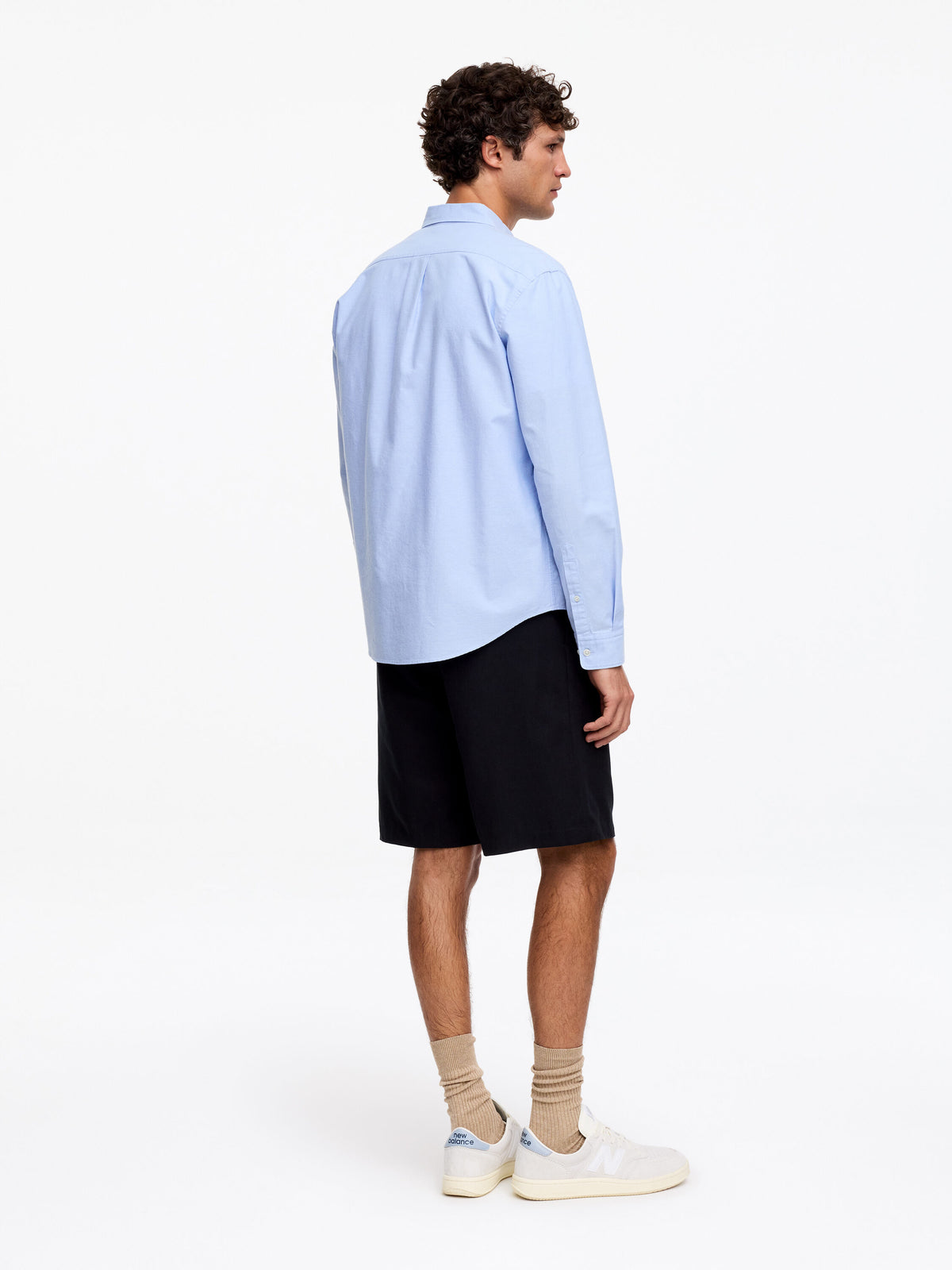 Regular Oxford Shirt - Blue - Image 3