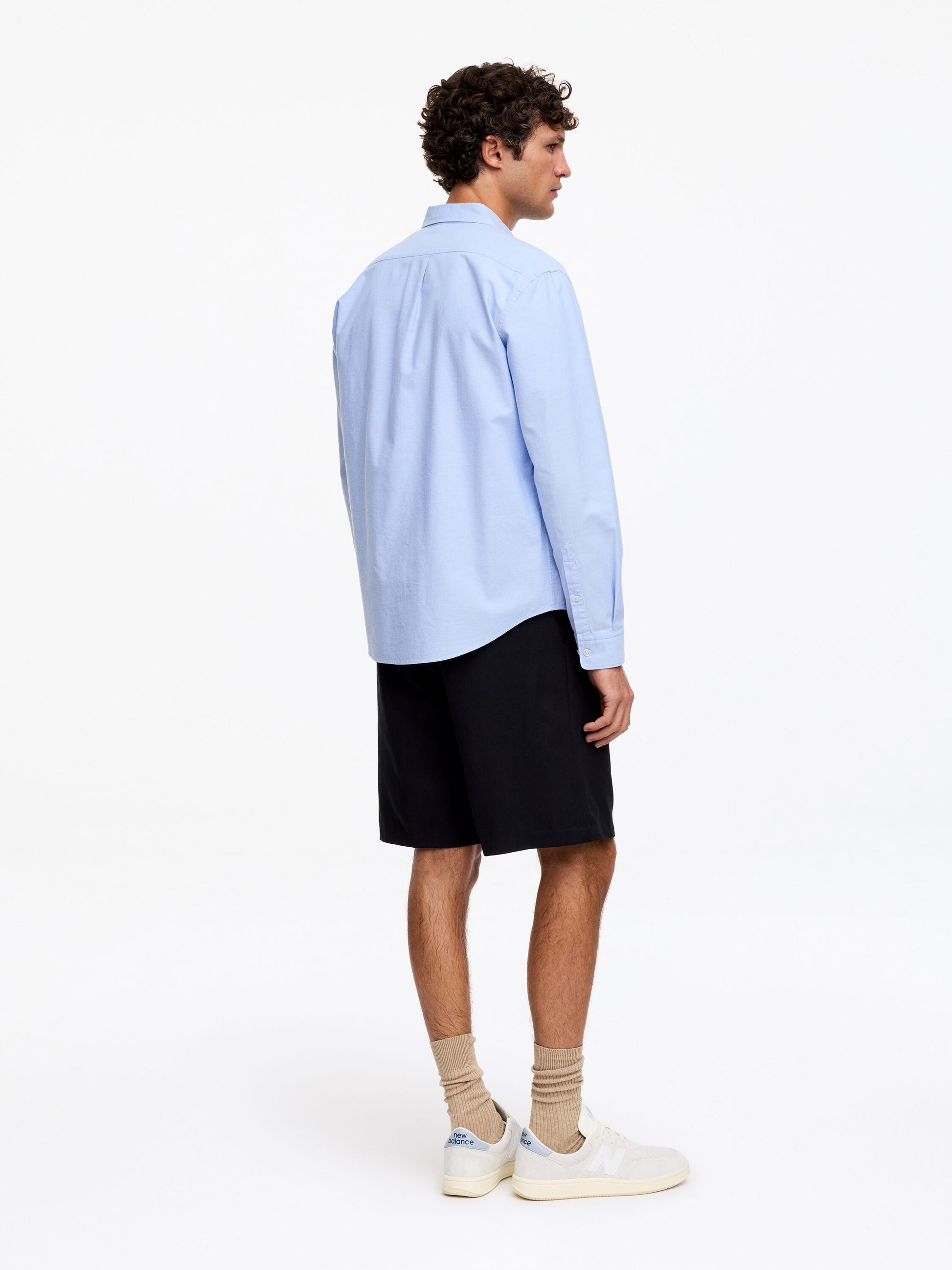 Regular Oxford Shirt - Blue - Image 3
