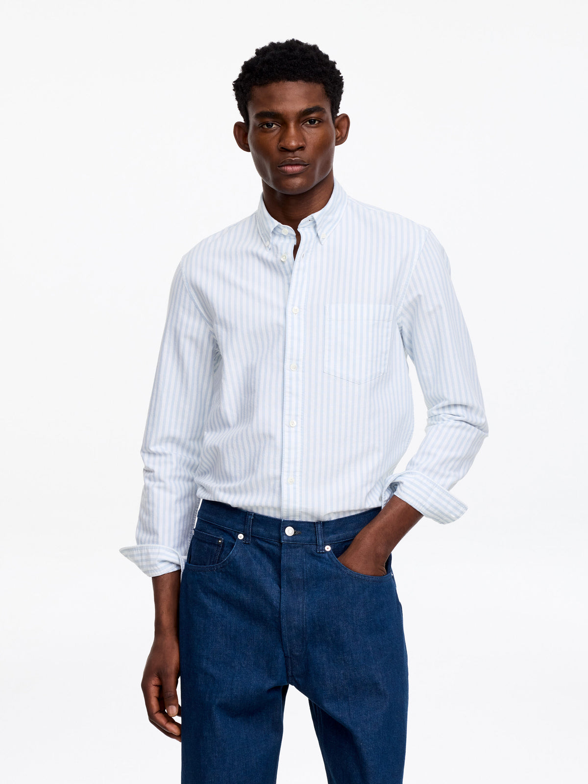 Regular Oxford Shirt - Blue