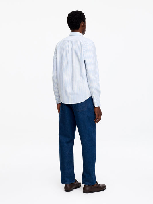 Regular Oxford Shirt - Blue - Image 2
