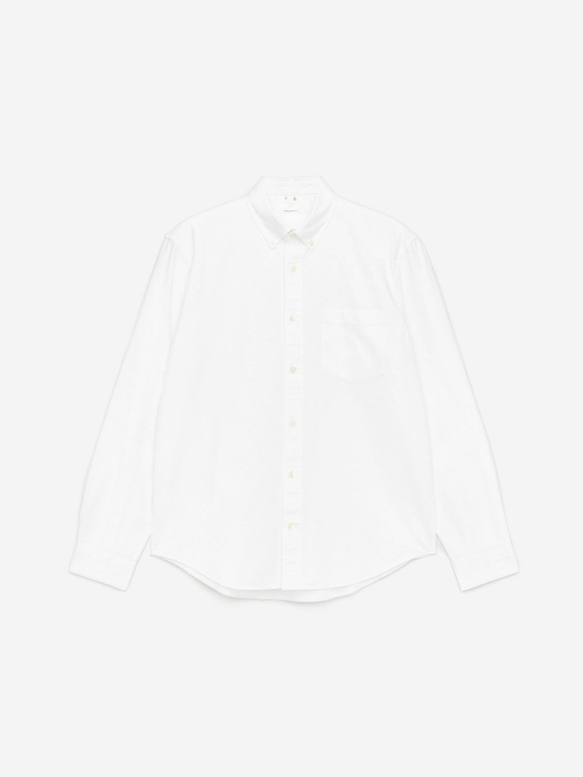 Regular Oxford Shirt - White - Image 5