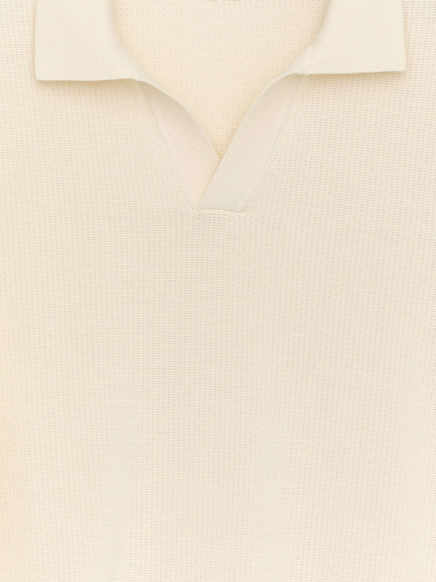 Textured Polo Shirt - White - Image 2