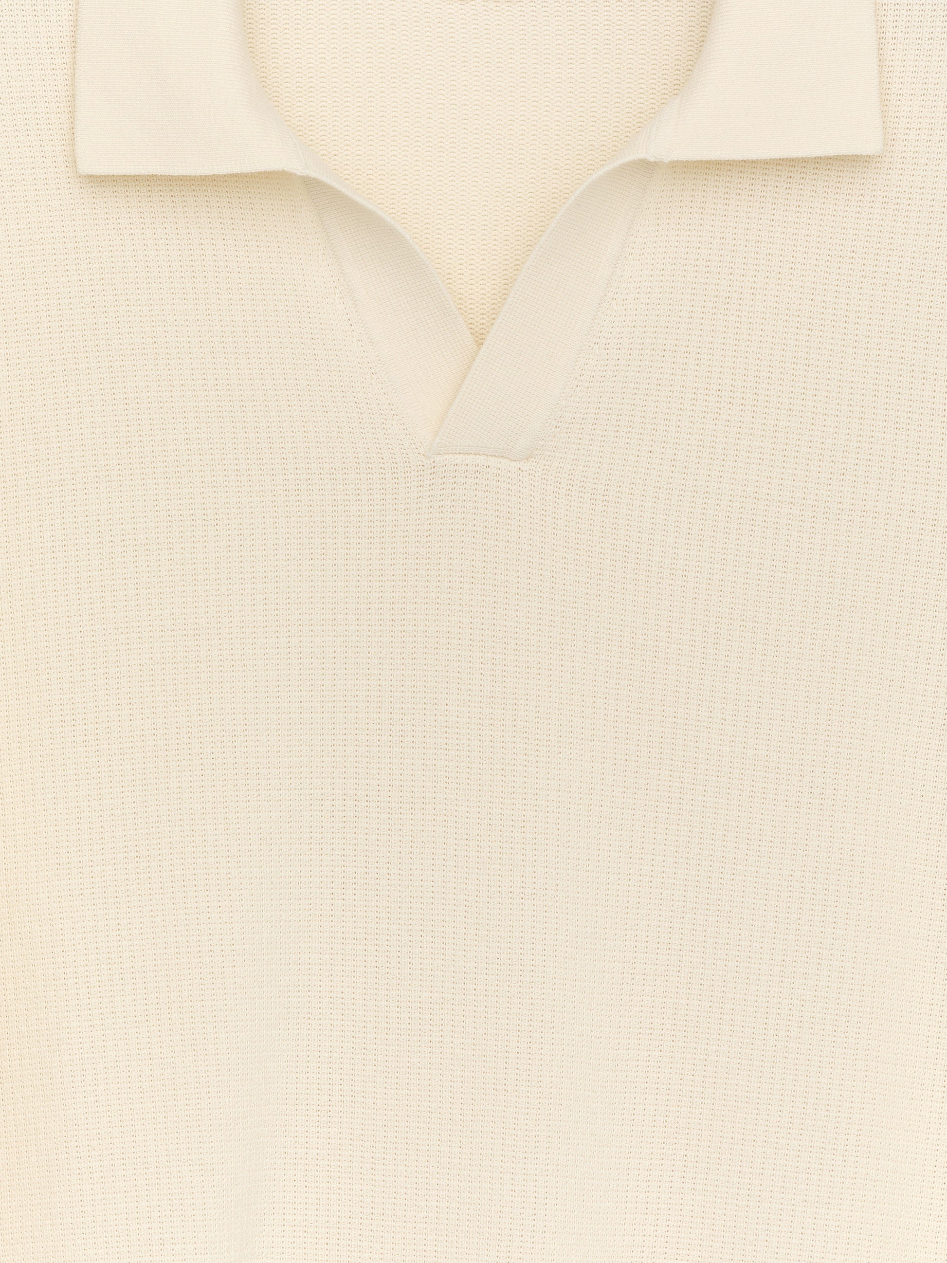 Textured Polo Shirt - White - Image 2