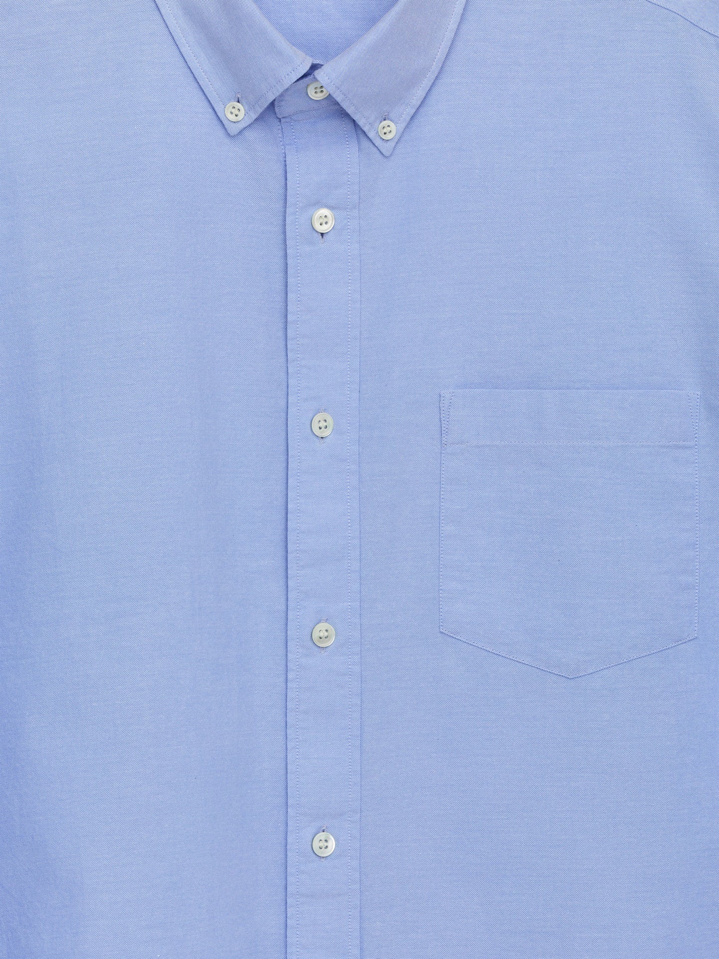 Regular Oxford Shirt - Blue - Image 6