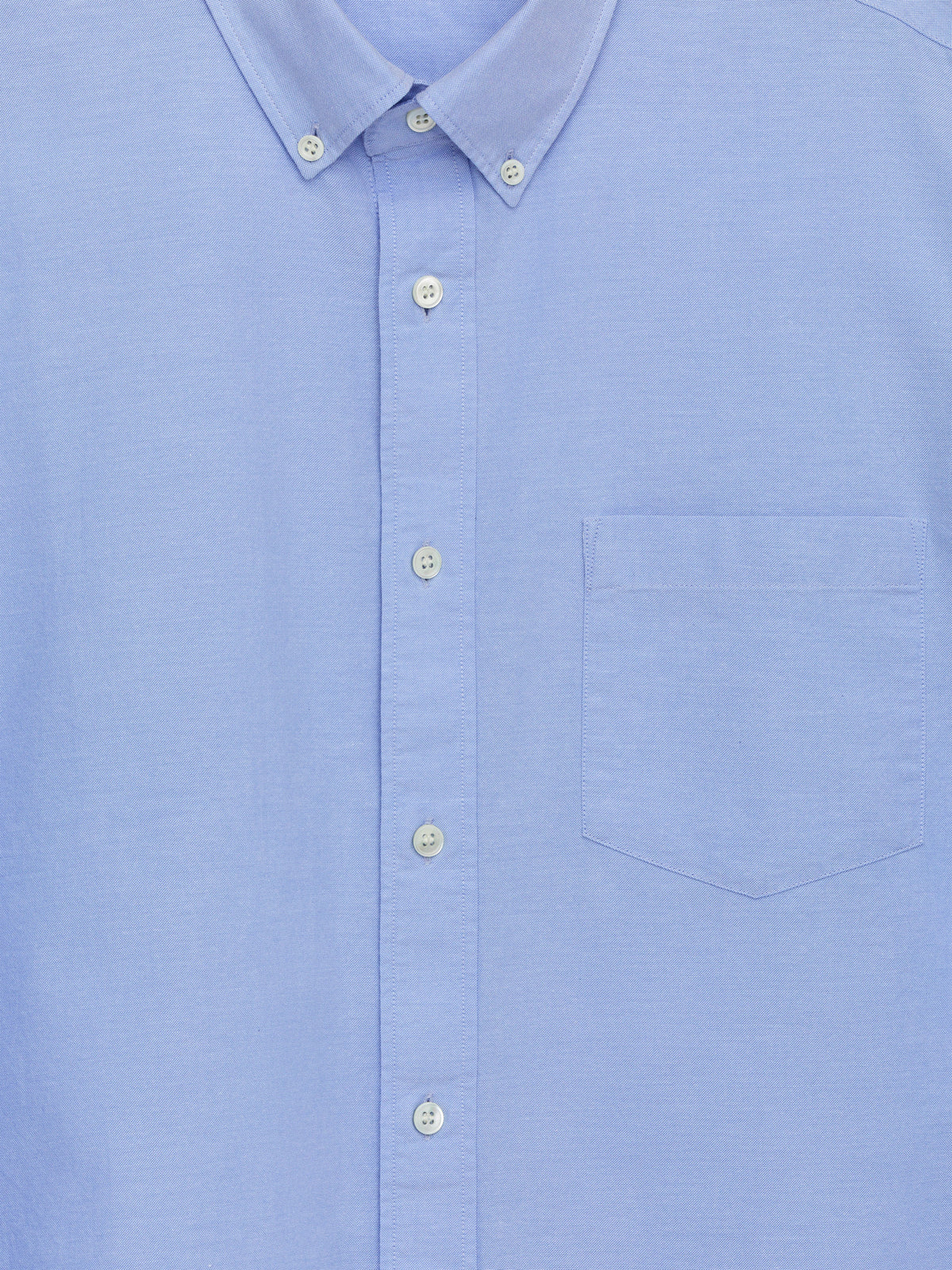 Regular Oxford Shirt - Blue - Image 6