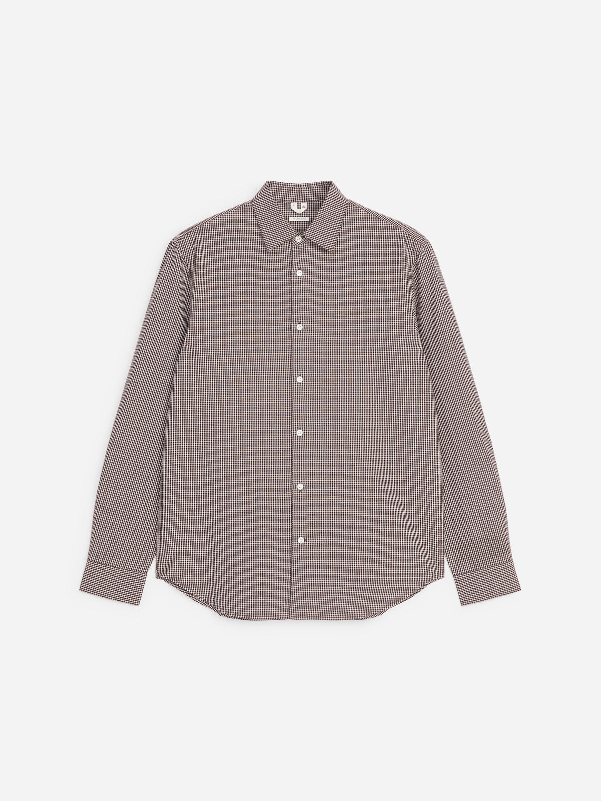 Regular Cotton Linen Shirt - Brown - Image 5