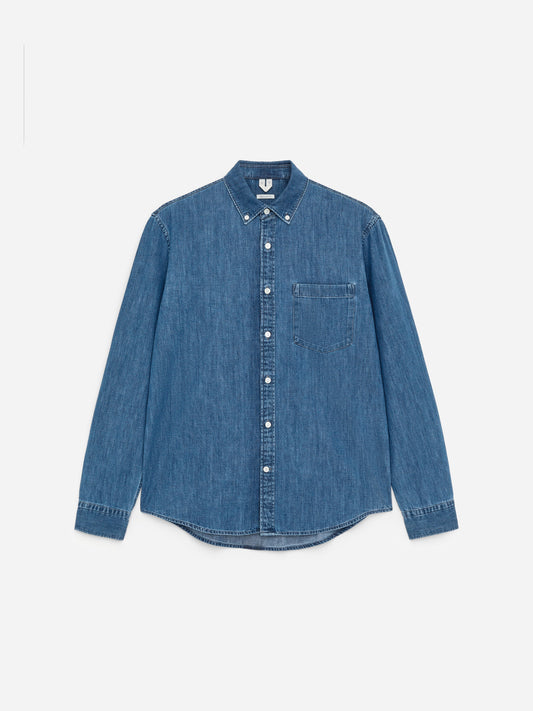 Regular Denim Shirt - Blue