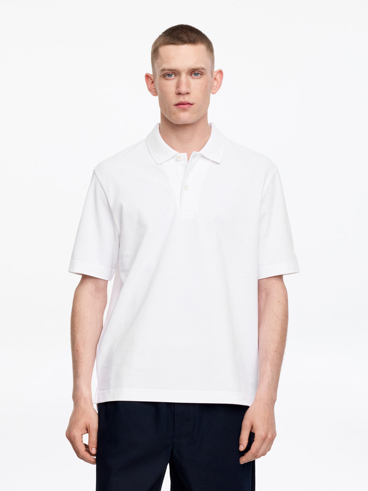 Piqué Polo Shirt - White
