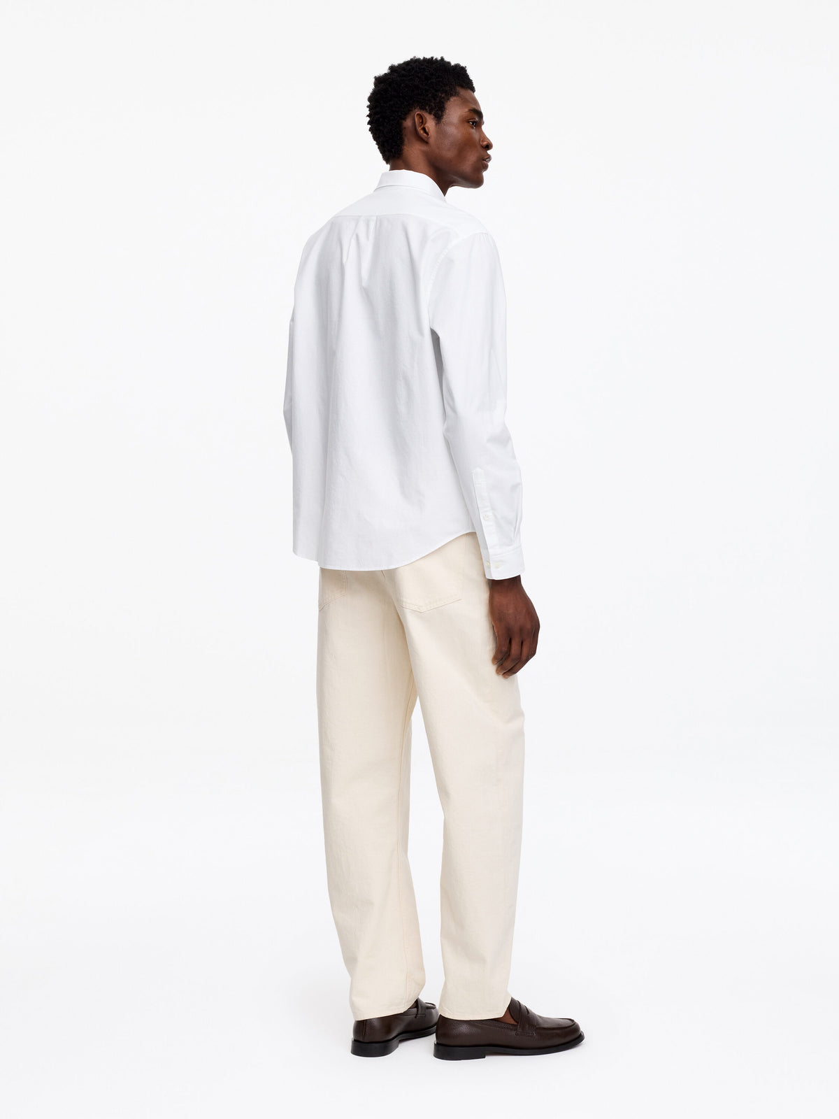 Regular Oxford Shirt - White - Image 2