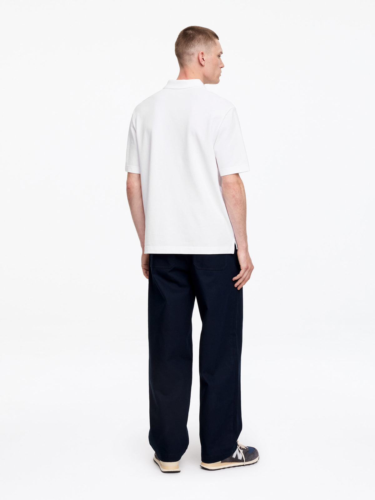 Piqué Polo Shirt - White - Image 3