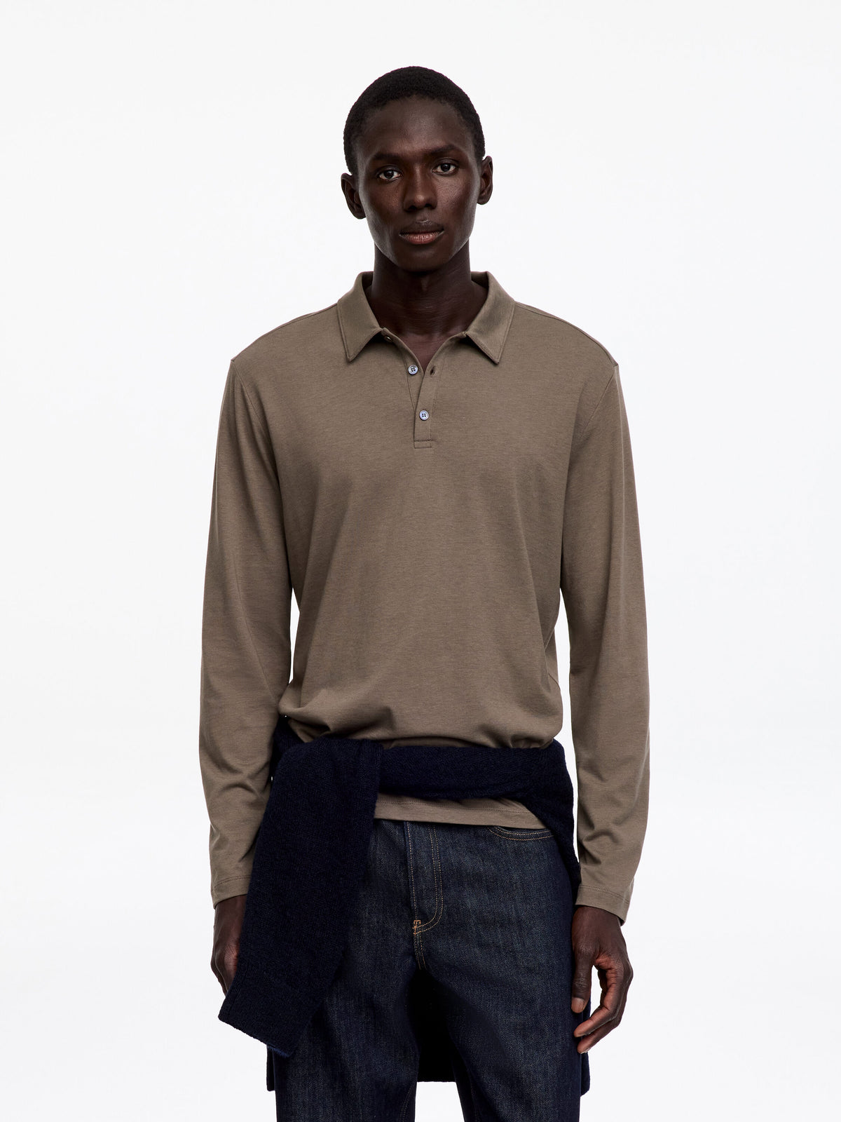 Lightweight Polo Shirt - Brown